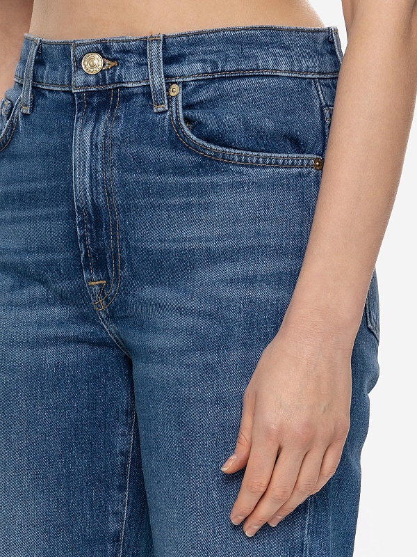 Джинсы жен 7 For All Mankind JSSLC650EX MID BLUE - 4