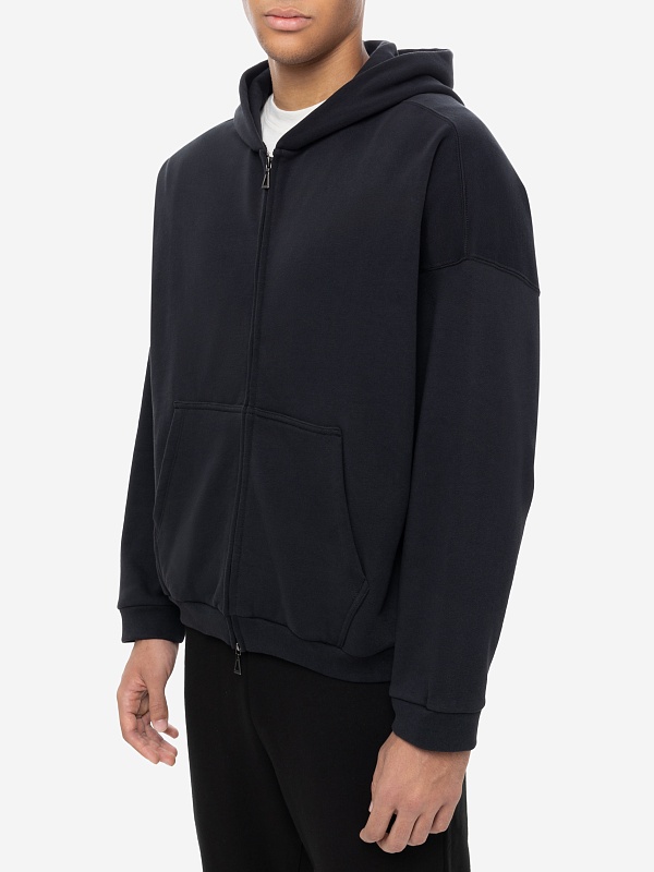 Толстовка на молнии муж John Elliott B290B4210U BLACK - 2