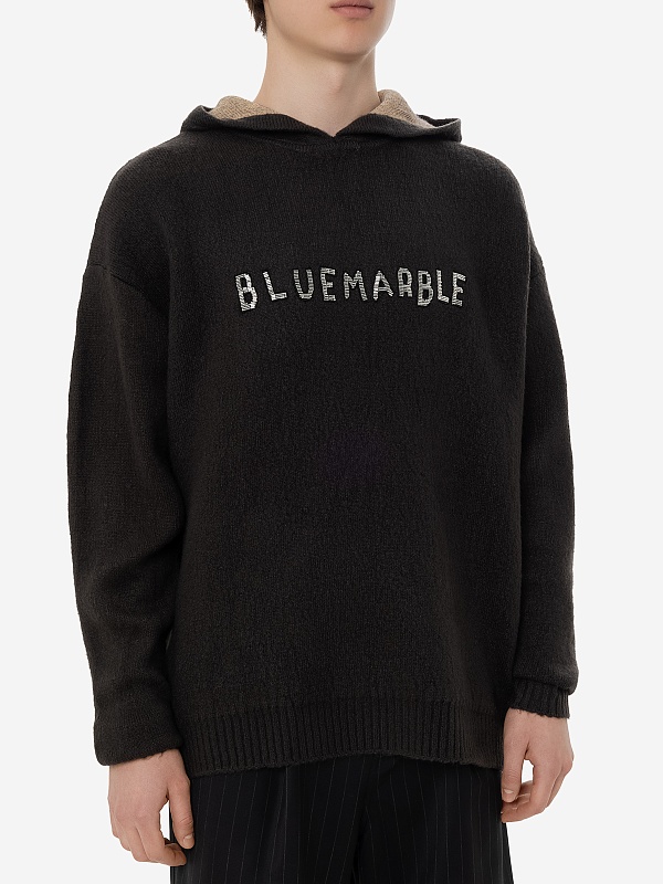 Свитер муж Bluemarble HO10 KN19B24 BLK Charcoal black - 3