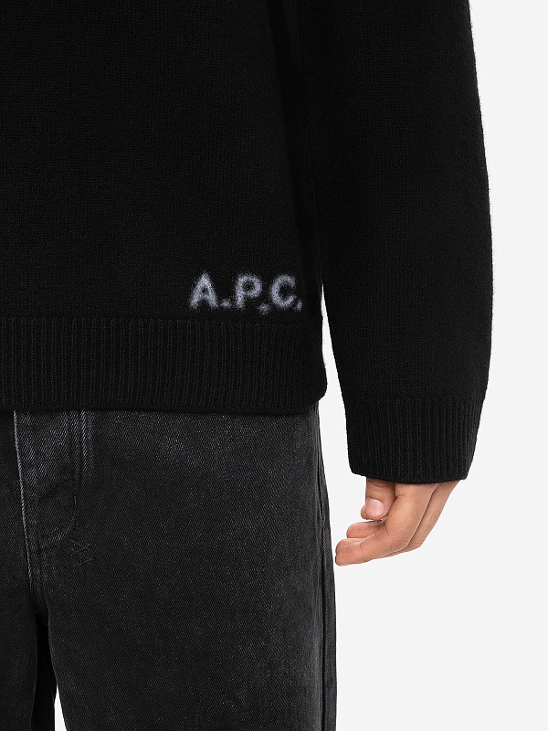 Свитер муж A.P.C. WVBDJ-H23059 LZZ BLACK - 4