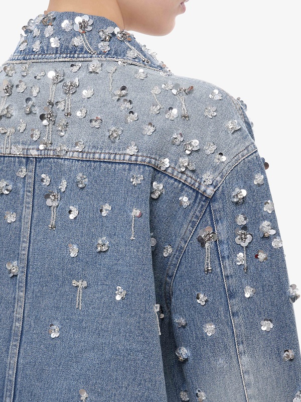Куртка джинсовая жен Simkhai 126-6023-DN HOLLYWOOD - 5