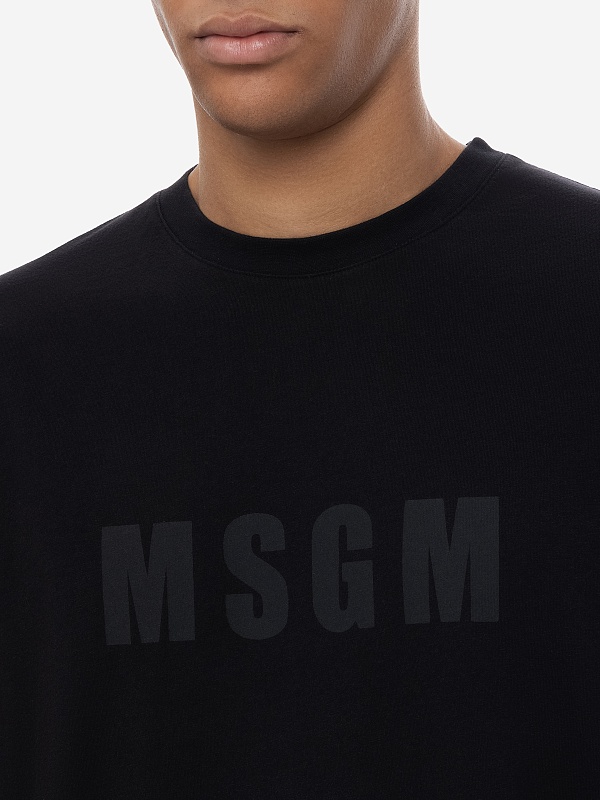 Футболка с длинным рукавом муж MSGM 3940MM100SE 257590 99 - 4