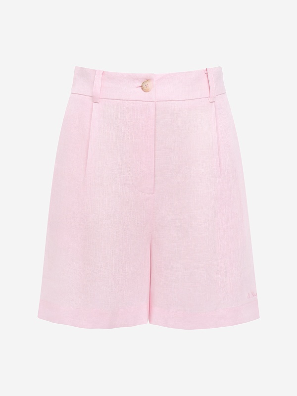 Шорты жен MC2 Saint Barth MGG0001 08865L LINEN 20 PASTEL PINK - 0