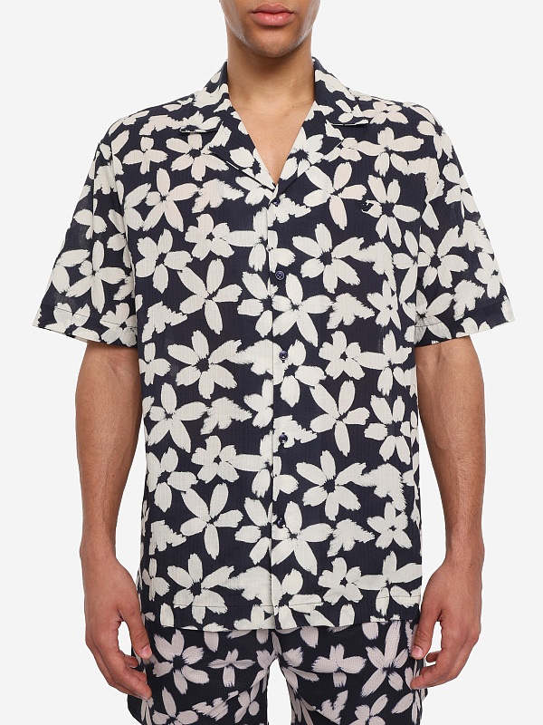 Рубашка муж Emporio Armani EM000593 AF20443 FB074 FLOWER EAGLE ARM.BLU - 3