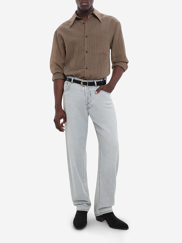 Ботинки муж ROBERTO di PAOLO Cowboyboots in black suede BLACK - 7