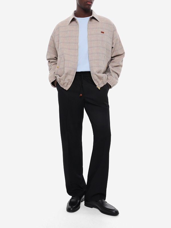 Брюки муж Drôle de Monsieur J-BP191-PL127-BL BLACK - 1