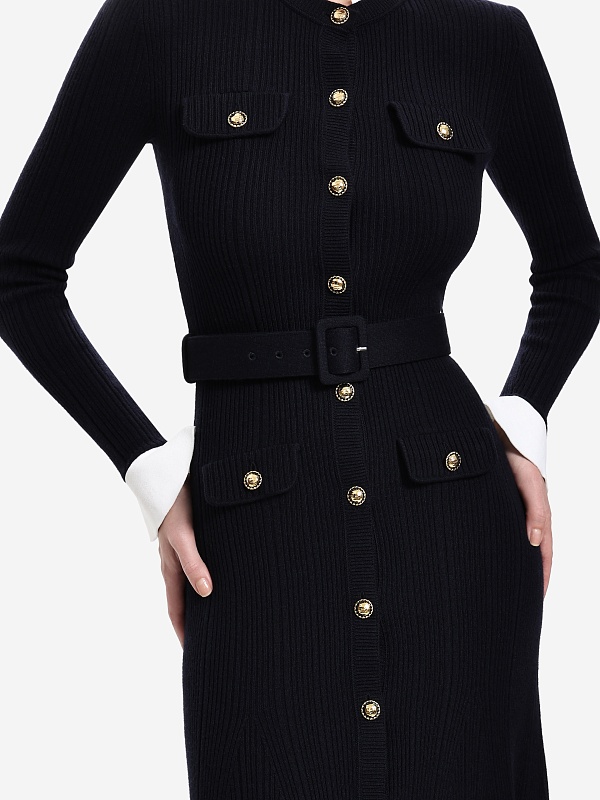 Платье жен Self-Portrait AW25-016M-N NAVY - 4