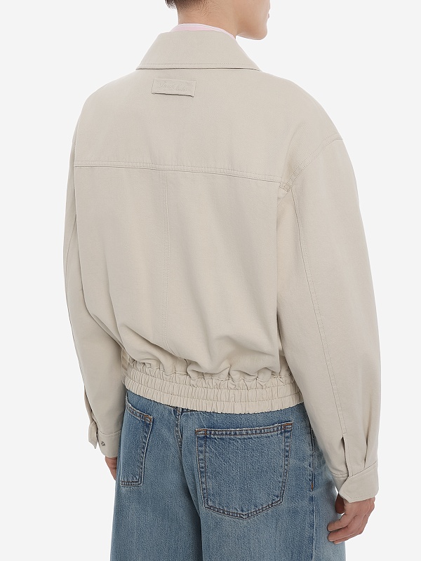 Бомбер жен DUNST UDJU6A109G1 SEA SALT GREY - 4