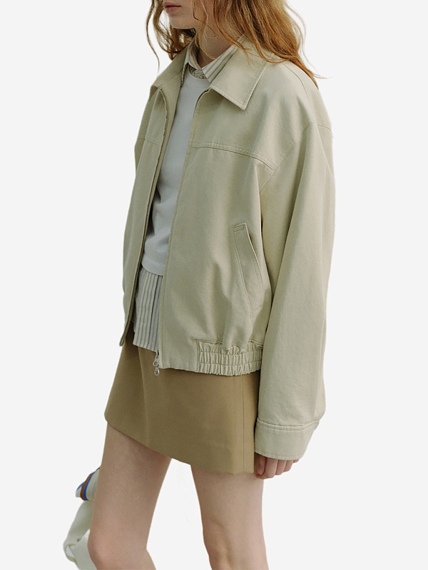 Бомбер жен DUNST UDJU6A109G1 SEA SALT GREY - 3