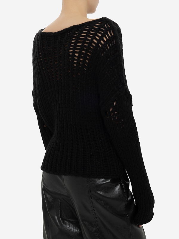 Свитер жен Isabel Benenato DK13 01 BLACK - 4