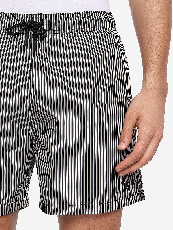 Плавки муж Emporio Armani EM000583 AF20445 F1039 STRIPE NUT-BLACK - 5