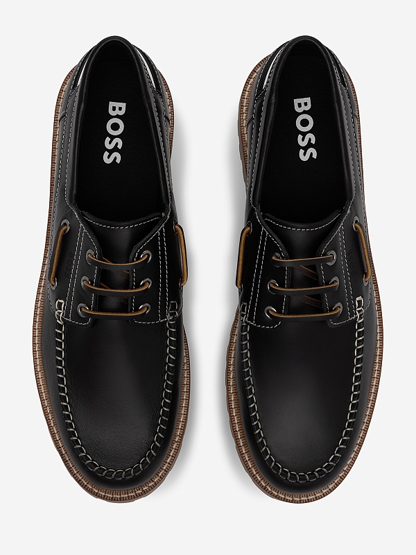 Лоферы муж Hugo Boss 50517152 001 Black - 3