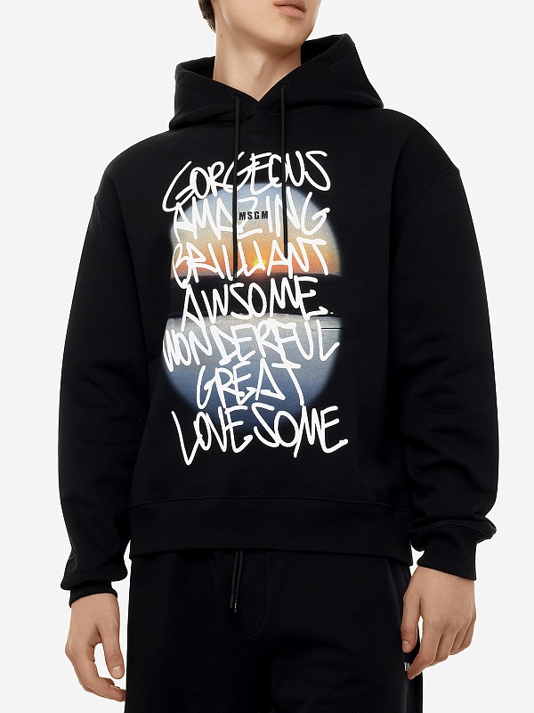 Худи муж MSGM 3640MM145 247001 99 - 3
