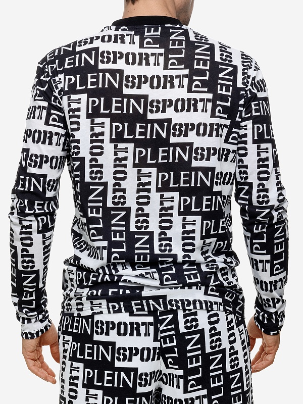 Футболка с длинным рукавом муж Philipp Plein Sport PACC MTK6315 SJY001N 0102 - 3