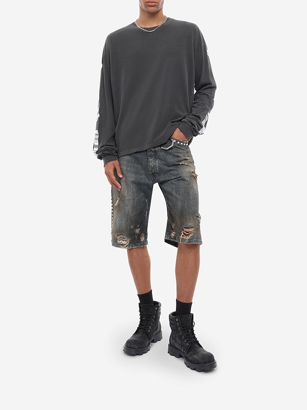 Футболка с длинным рукавом муж Alchemist ALSS26MJLST37b Jet Black - 1