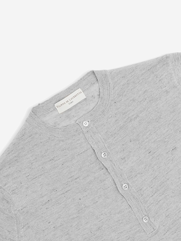 Поло с длинным рукавом муж Filippo De Laurentiis SE0ML4B LC14R 910 light grey - 2