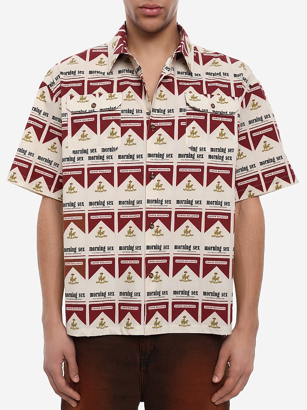 Рубашка муж Carne Bollente SS26SSS0201 Allover - 3