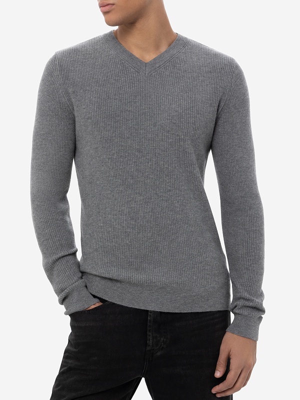 Свитер муж Tonywack BE34KN54 MELANGE GREY - 2