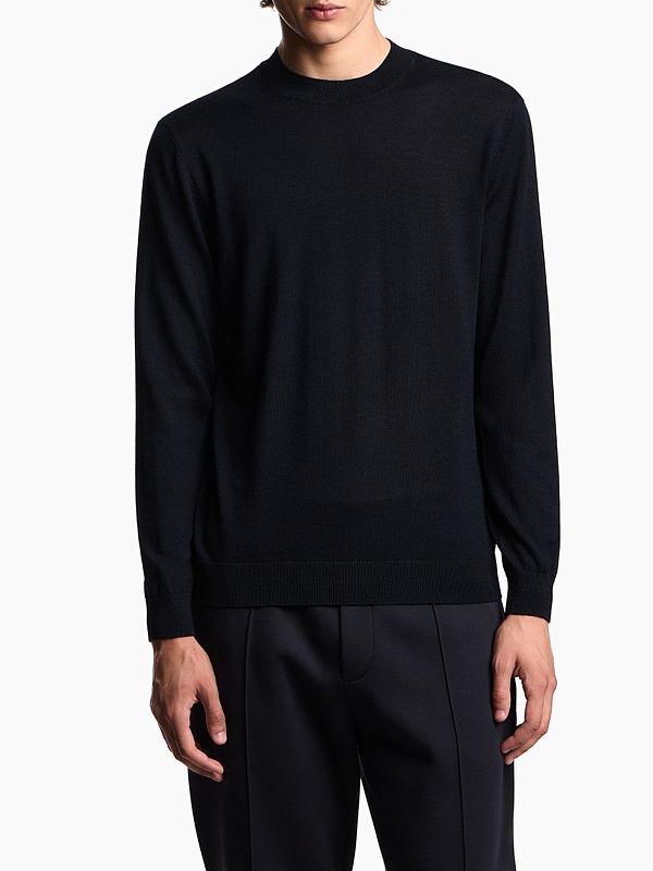 Свитер муж Emporio Armani EM001957 AF14114 UB118 ICONICO 0920 BLU NAVY - 1