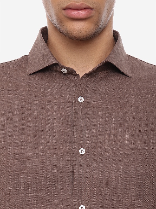 Рубашка муж Fefe Napoli CL77 BROWN - 6