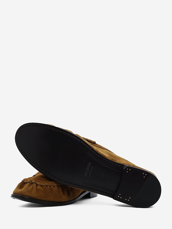 Лоферы муж Saint Laurent 816812/2W5AC9808 Cuoio - 4
