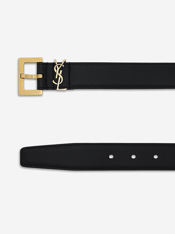 Ремень жен Saint Laurent 634437/BOO0W1000 Nero - 1