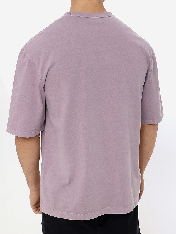 Футболка муж Officine Generale W24MTEE205PRE SUNSET BERRY - 4