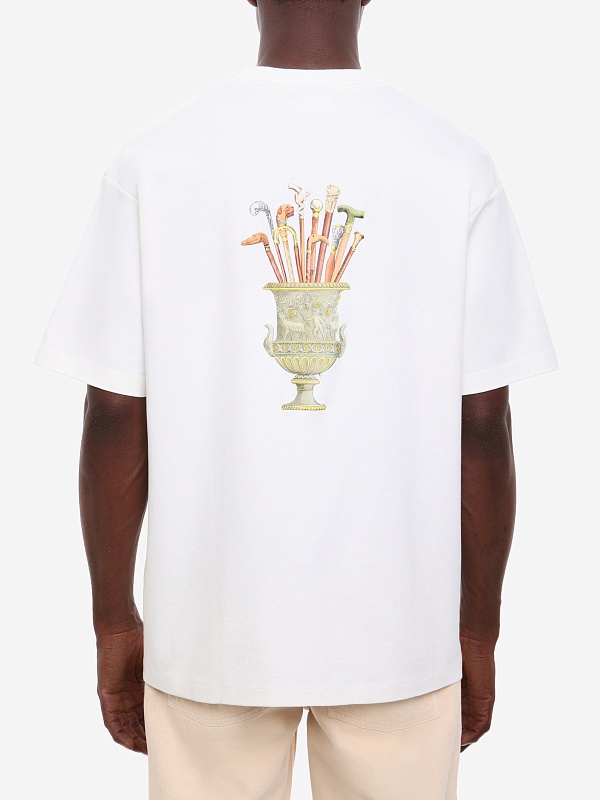 Футболка муж Drôle de Monsieur K-TS313-CO002-OW OFF WHITE - 4