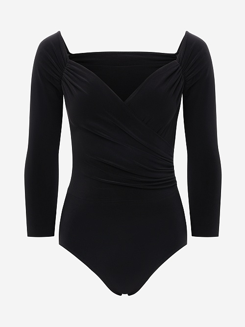 Боди жен Norma Kamali KK325BPLR19001 BLACK - 0