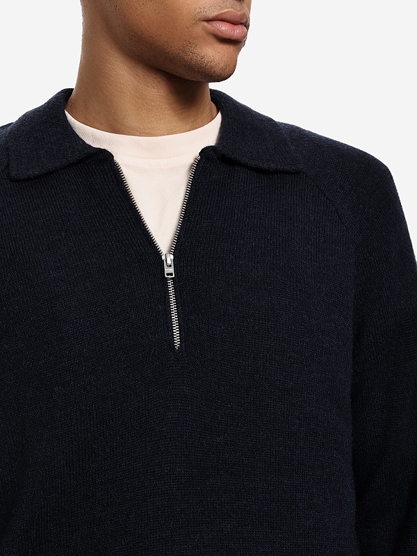 Поло с длинным рукавом муж Closed C86261-987-22 568 DARK NIGHT - 4