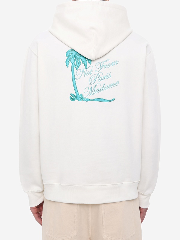 Худи муж Drôle de Monsieur K-HO204-CO127-OW OFF WHITE - 4