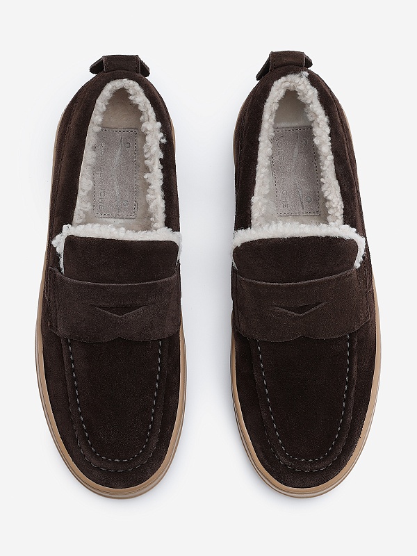 Слипоны муж Voile Blanche 2019623.01. 0D01 DARK BROWN - 2