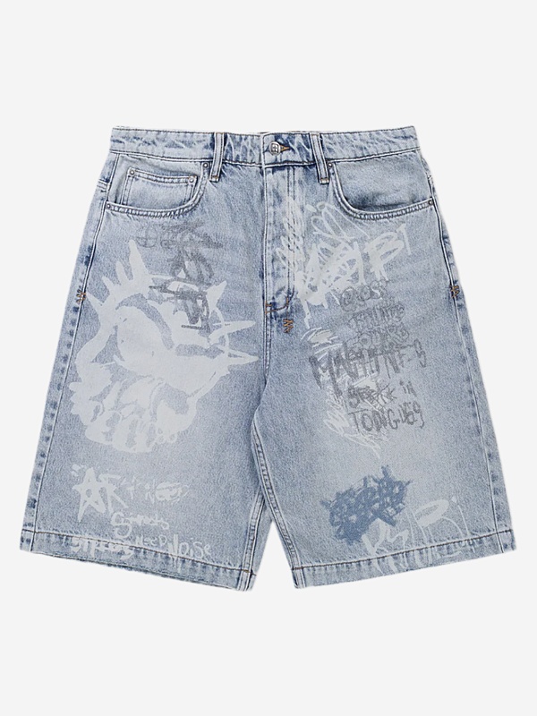 Шорты муж Ksubi MPS26WA010 denim - 0