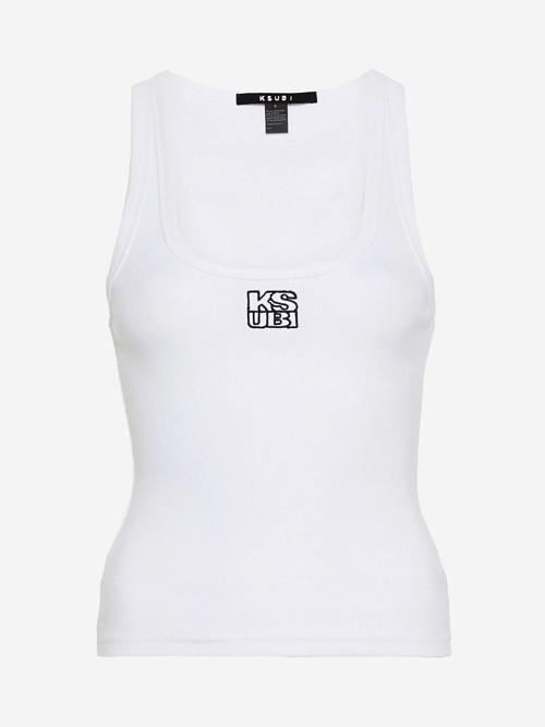 Топ жен Ksubi WPS24TA005 WHITE - 0