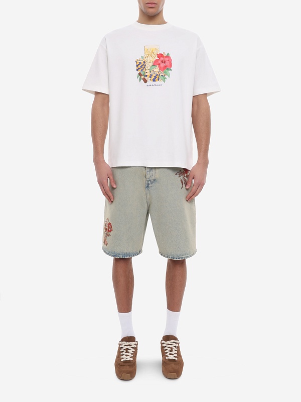 Футболка муж Drôle de Monsieur K-TS300-CO002-OW OFF WHITE - 1