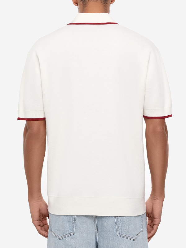 Поло муж Drôle de Monsieur L-PO194-WO007-OW OFF WHITE - 4