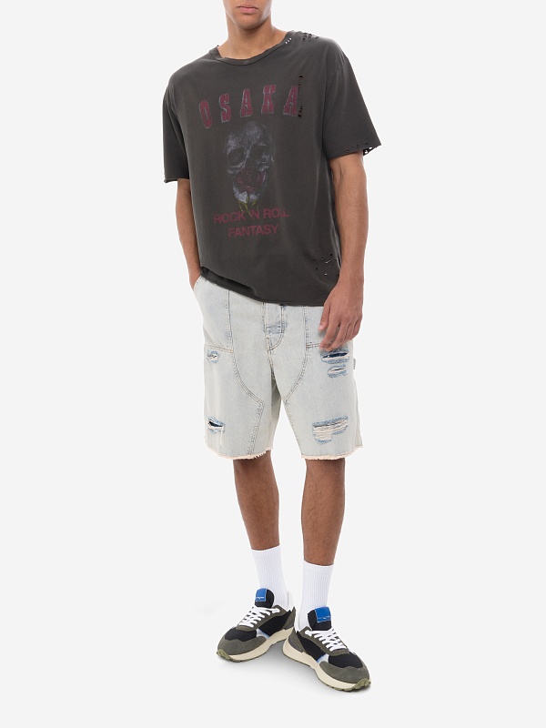 Кеды муж Philippe Model ATLU WN08 MONDIAL NEON_NOIR MILITAIRE - 8