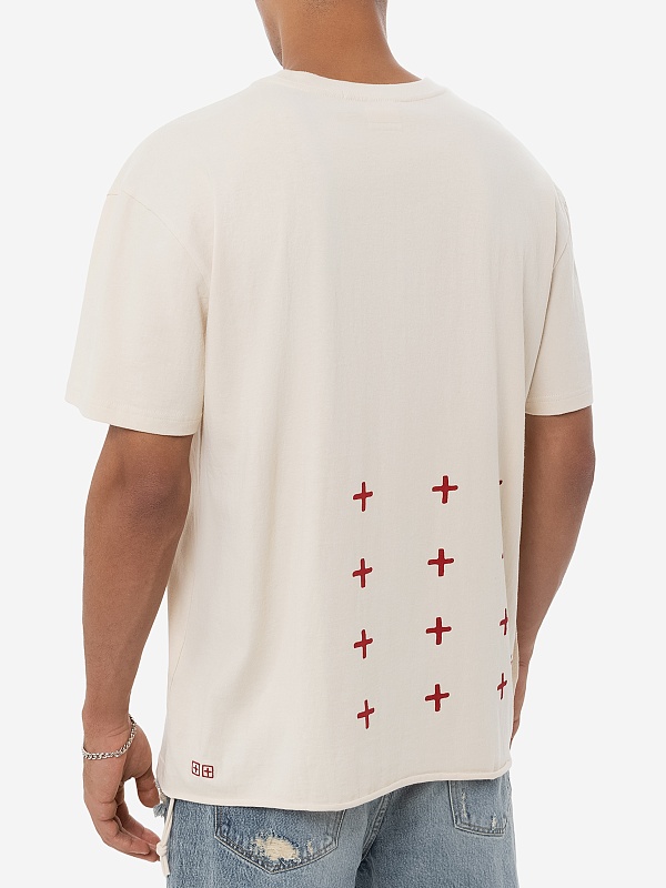 Футболка муж Ksubi MSP25TE026 BEIGE - 3