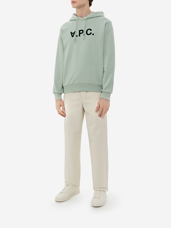 Худи муж A.P.C. COHBN-M27908 KLL VERT D'EAU/VERT FONCE - 2