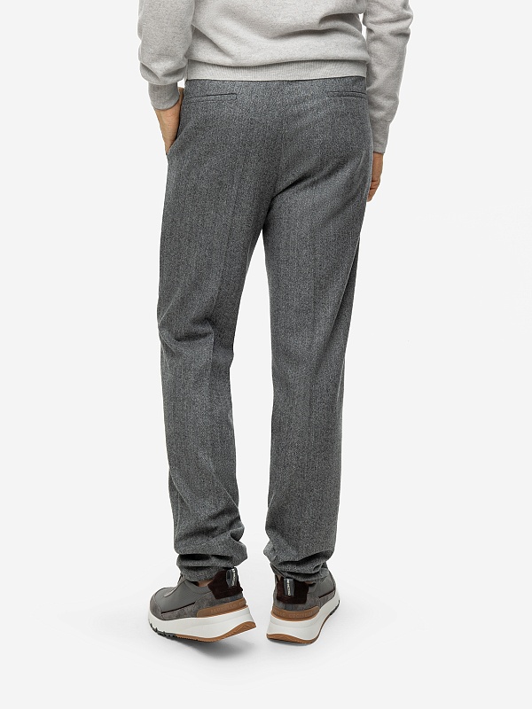 Брюки муж Brunello Cucinelli ME258E1450 GRIGIO MEDIO - 3