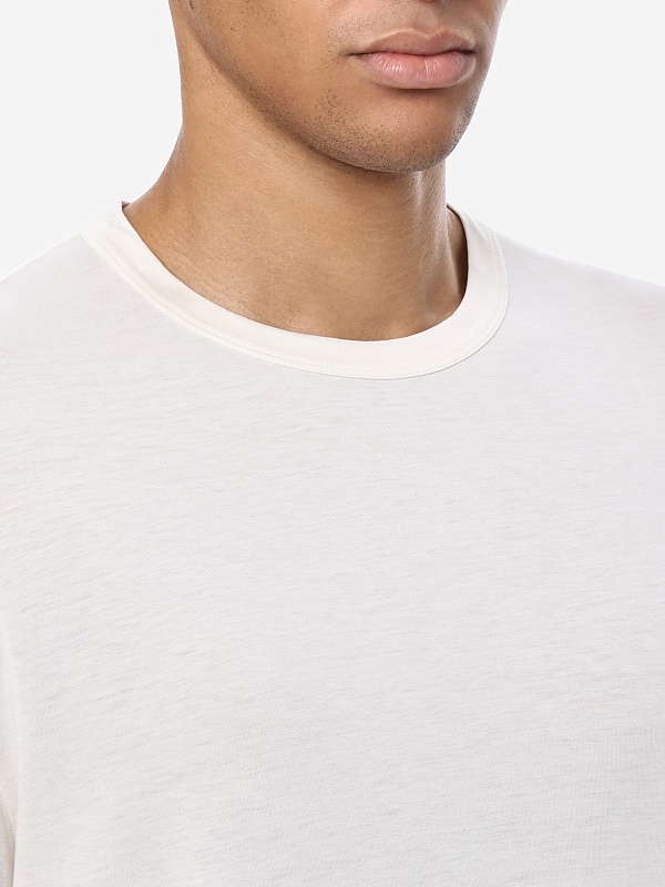 Футболка муж Officine Generale S25MTEE208PRE CREAM - 3