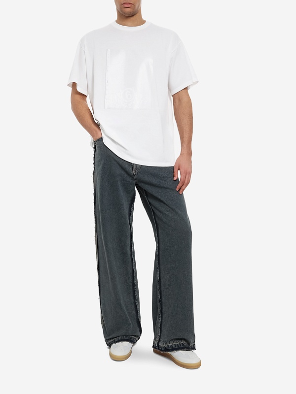 Футболка муж MM6 SH0GC0060 M20048 101 - 3