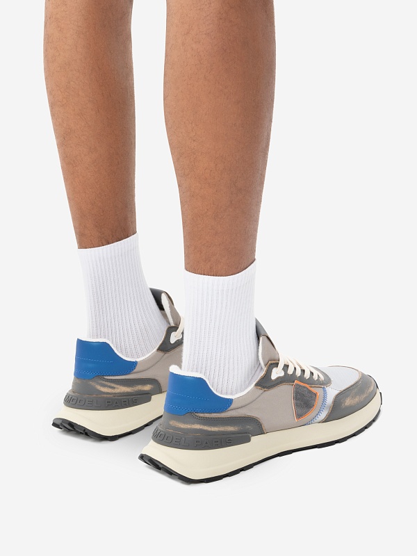 Кроссовки муж Philippe Model ATLU WY12 MONDIAL RAYURE_ANTHRACITE - 7