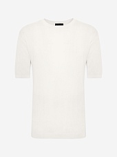 Джемпер с коротким рукавом муж Emporio Armani EM004740 AF23761 U1107 CLOUD CREAM