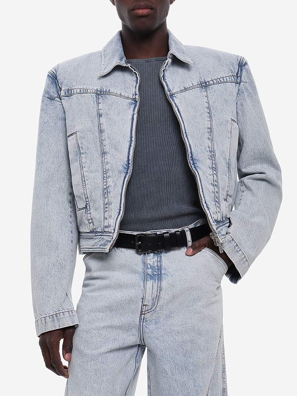 Куртка джинсовая муж LGN Louis Gabriel Nouchi 0130DNM D017 BLEU CIEL - 3