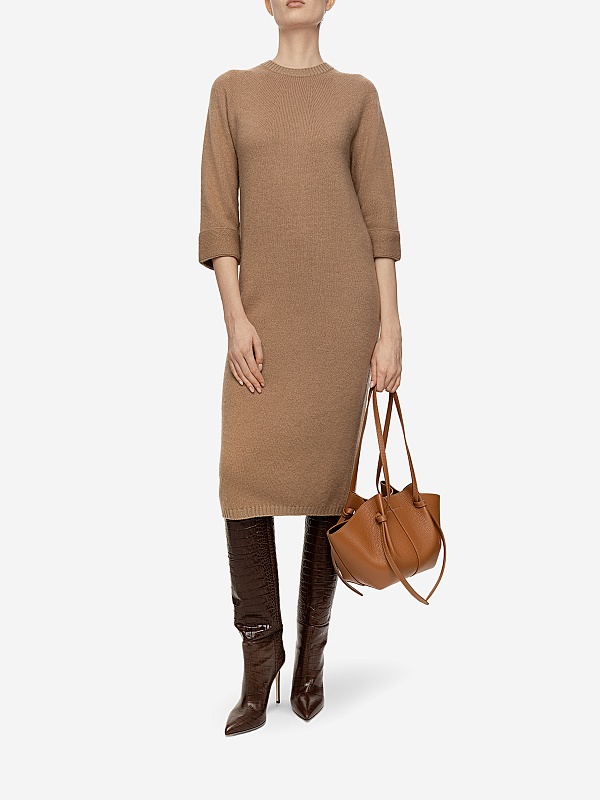 Платье жен AGNONA AI23P_KR06016_4B080H N54 CAMEL - 2