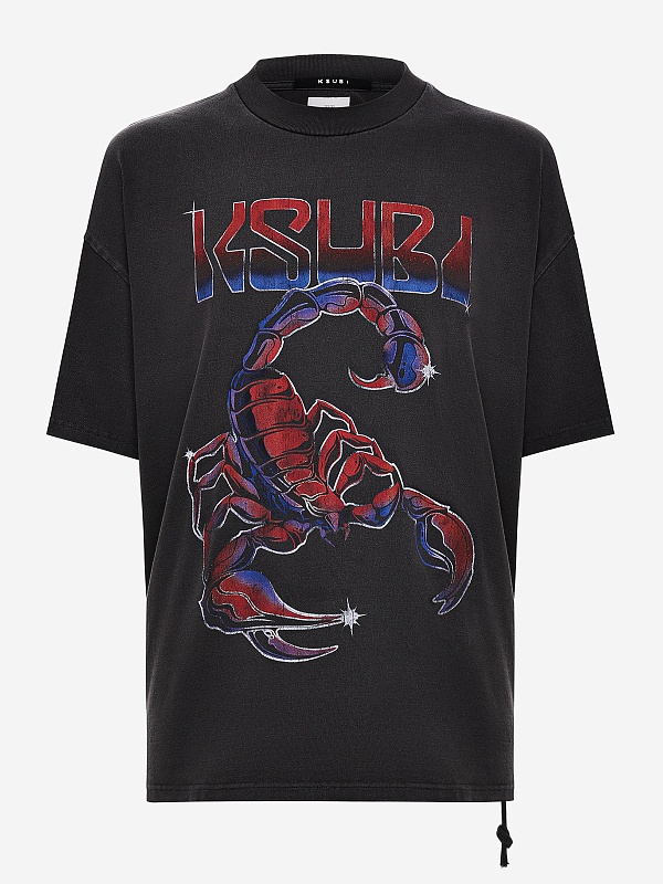 Футболка муж Ksubi MPF25TE026 black - 5