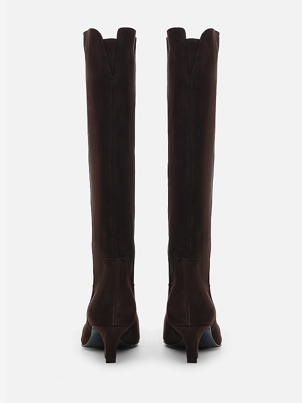 Сапоги (каблук) жен Kennel & Schmenger 57520-359 chestnut - 2