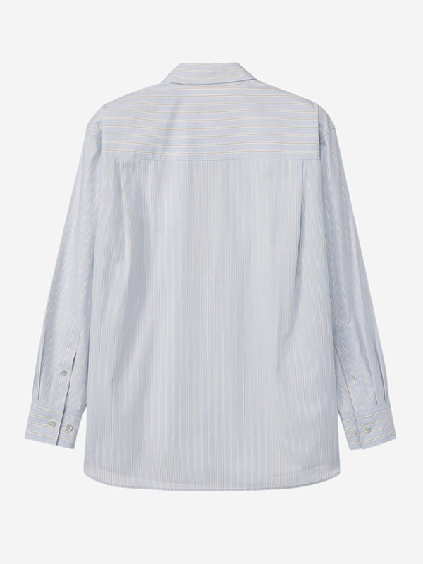 Рубашка жен DUNST UDSH6A104B1 MISTY BLUE STRIPE - 1