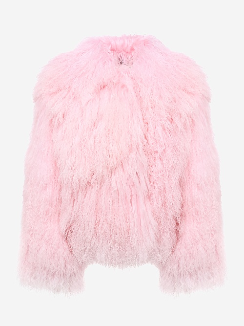 Шуба жен Burka AN-2405B/55BR Розовый - 0
